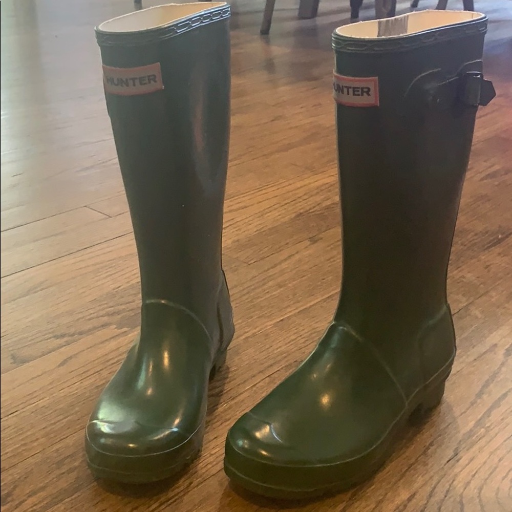Kids tall Hunter rain boots